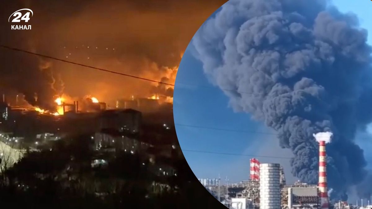 Взрывы в Туапсе 20 апреля 2026 года - под атакой НПЗ и порт, видео пожары