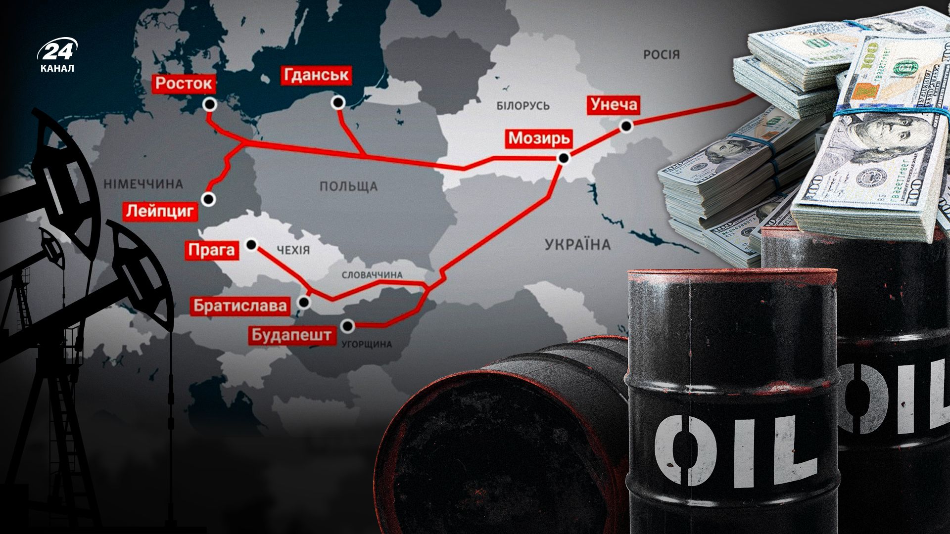 Украина возобновила нефтепровод Дружба - сколько Россия зарабатывает с продажи нефти