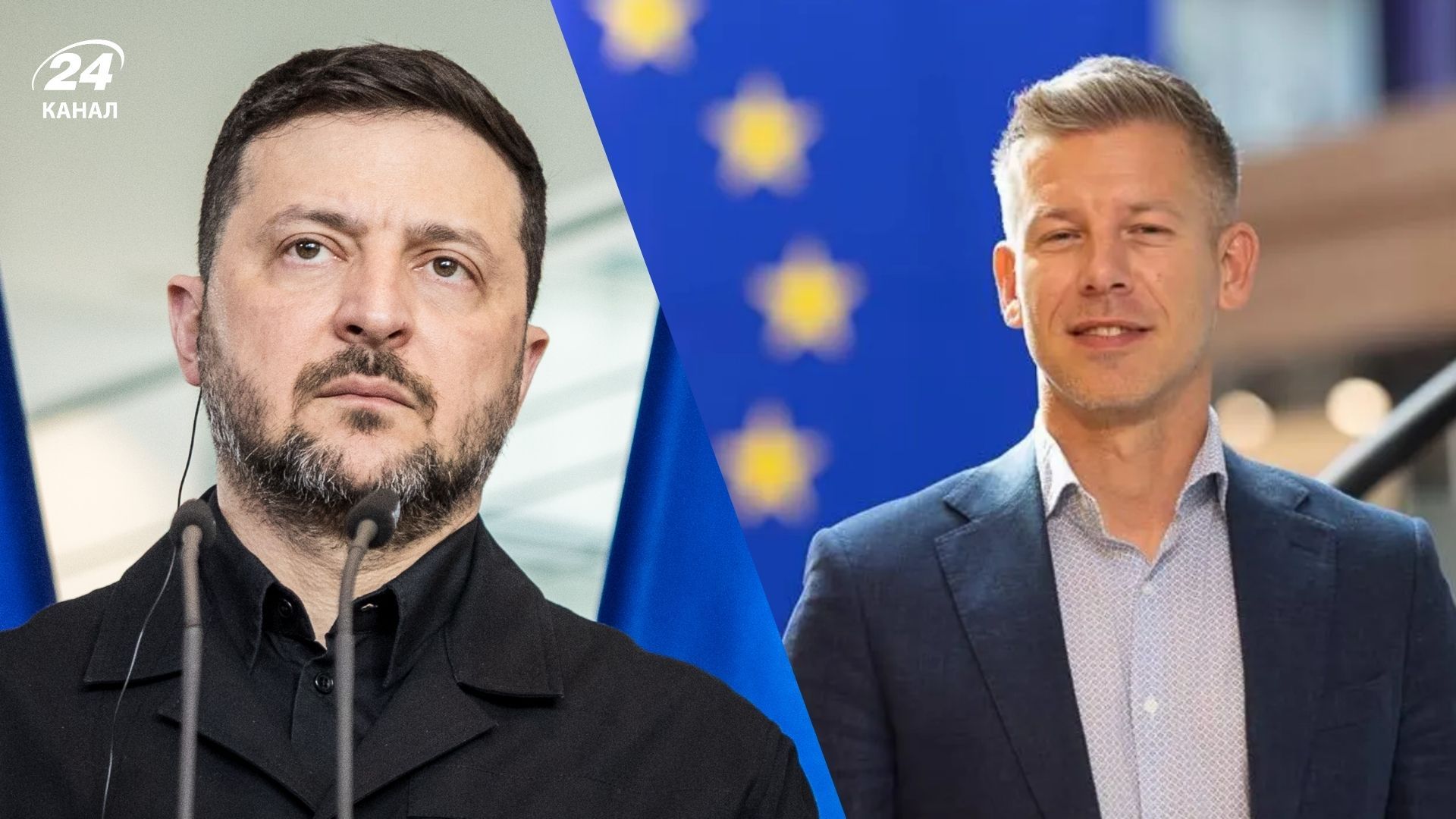 Владимир Зеленский и Петер Мадьяр Владимир Зеленский и Петер Мадьяр