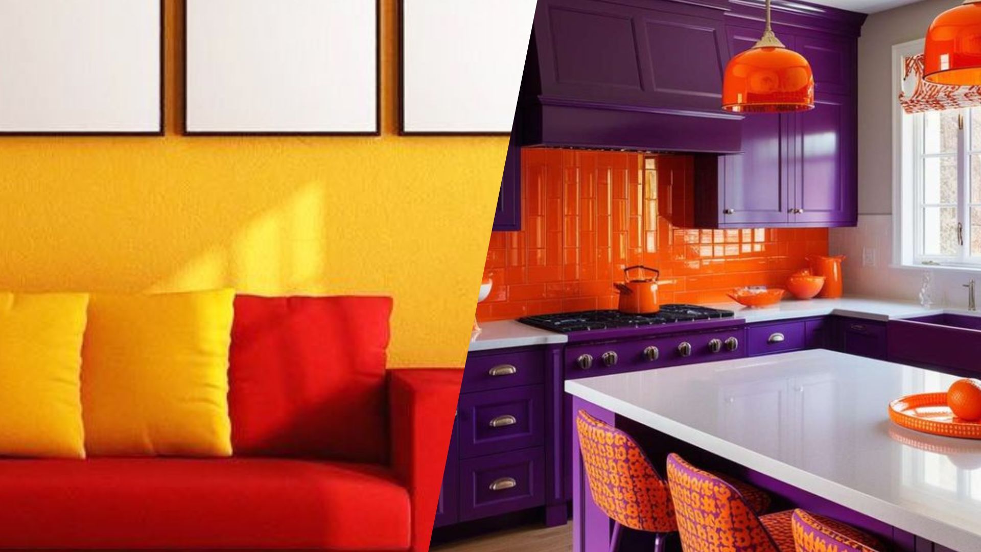 Некоторые цвета в сочетании друг с другом портят интерьер