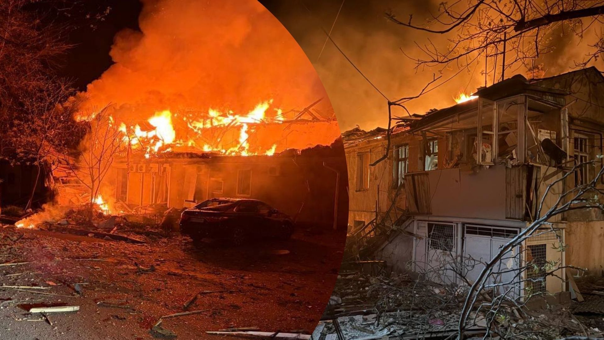 В Одесі внаслідок атаки ворога є влучання в будинок - Одеса В Одесі внаслідок атаки ворога є влучання в будинок - Одеса