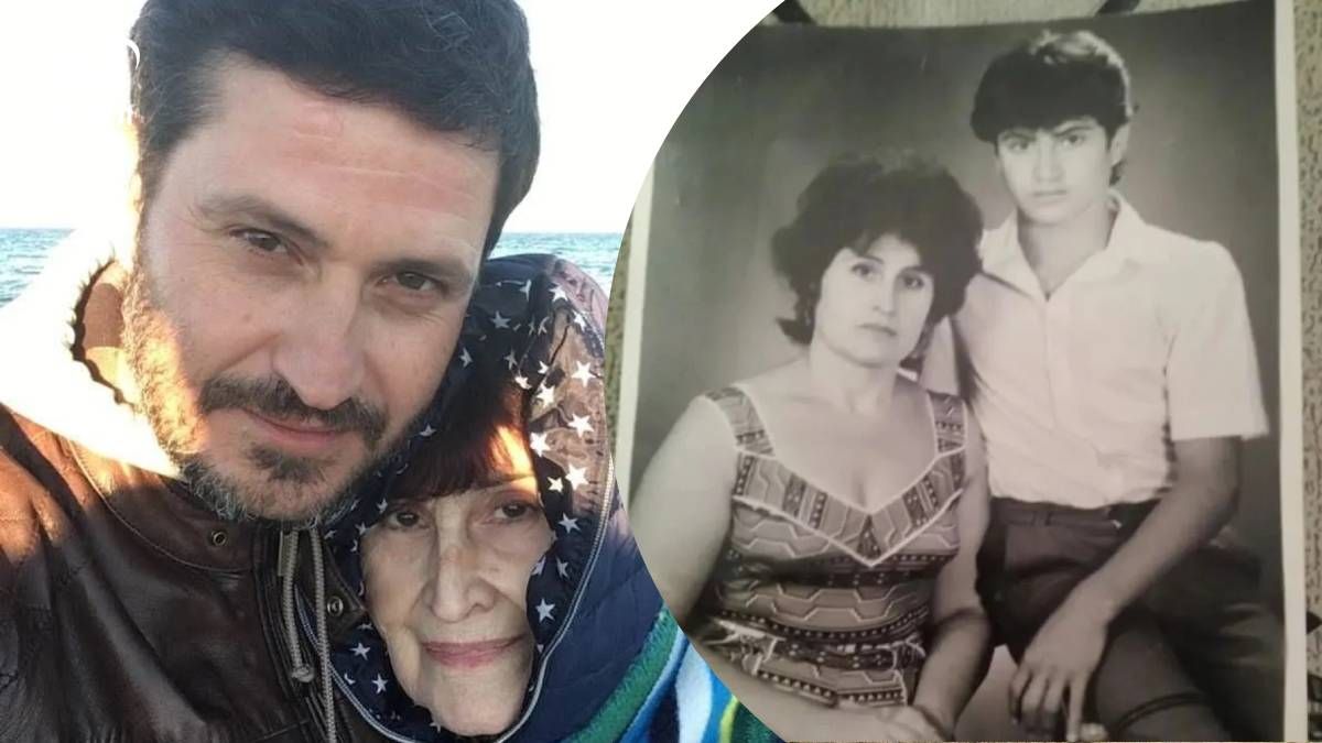 Ахтем Сеітаблаєв з мамою