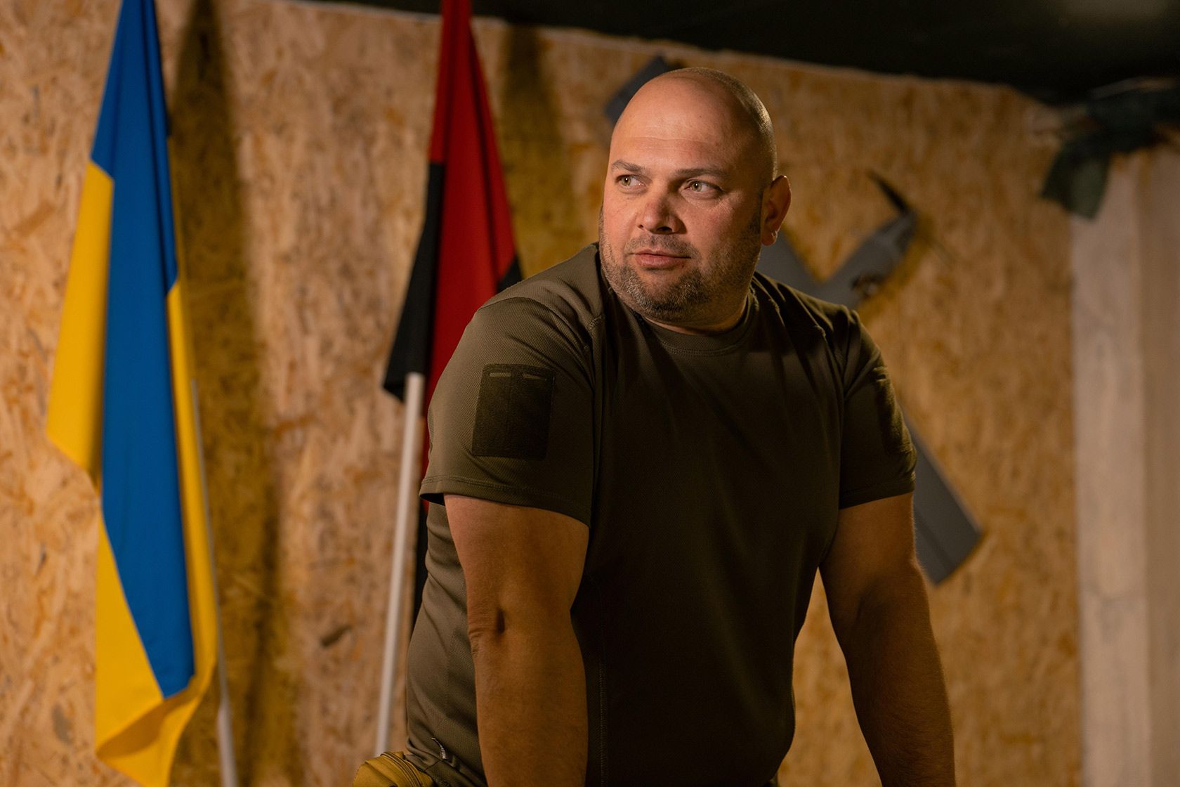 Новий командир 14 ОМБр поговорив із військовими на позиції, де була проблема з харчами