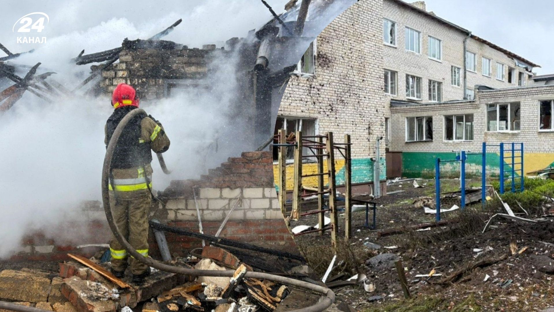 Російський дрон влучив у приватний будинок в Балаклії 