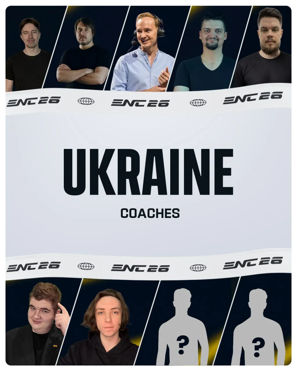 Тренери українських збірних на Esports Nations Cup 2026
