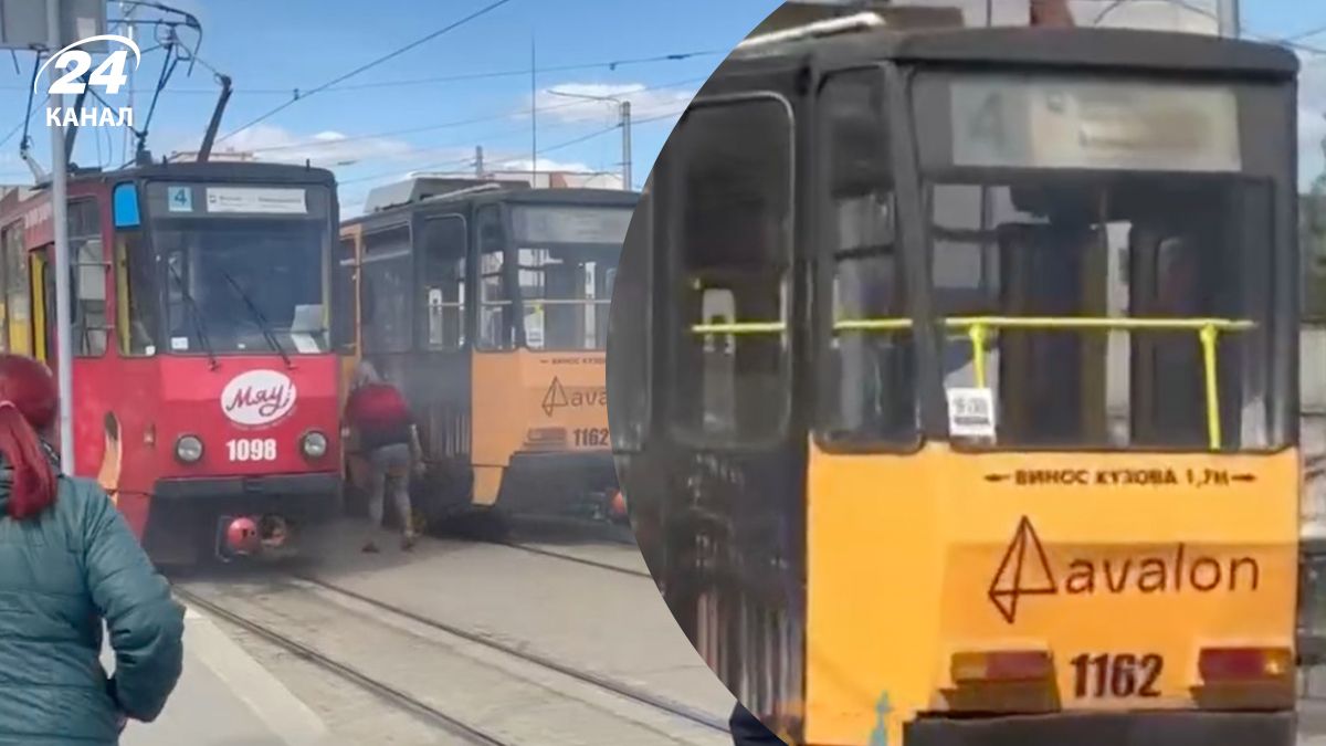 У Львові загорівся трамвай 24 квітня У Львові загорівся трамвай 24 квітня