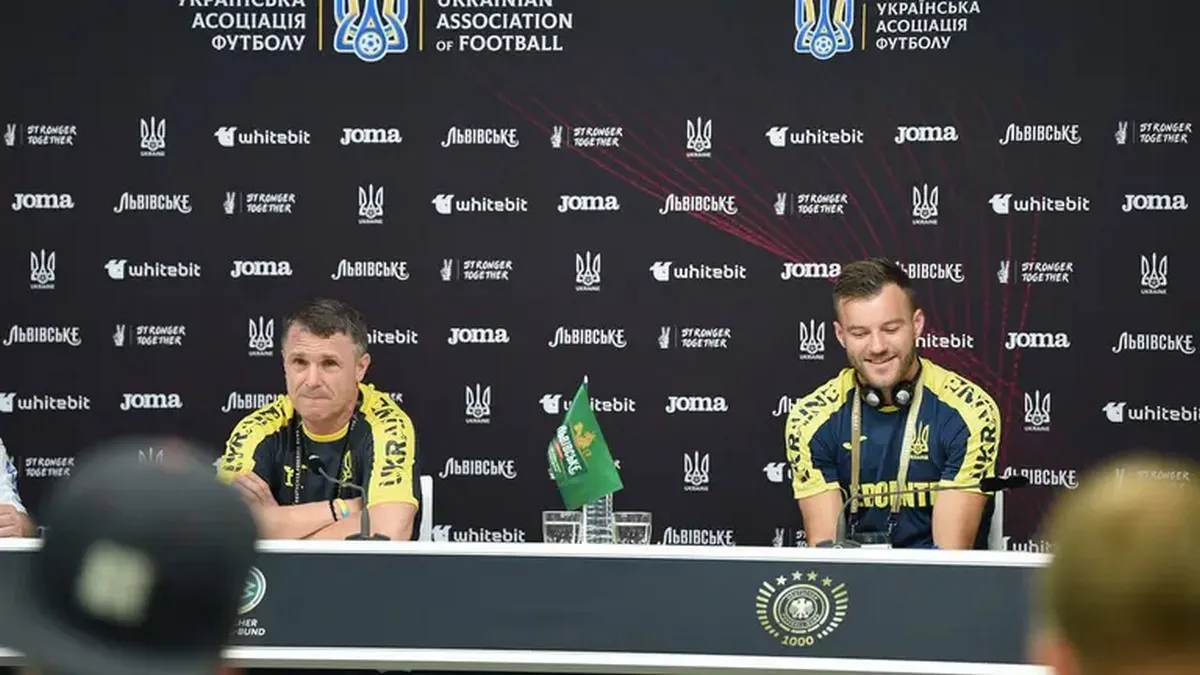 Сергій Ребров та Андрій Ярмоленко