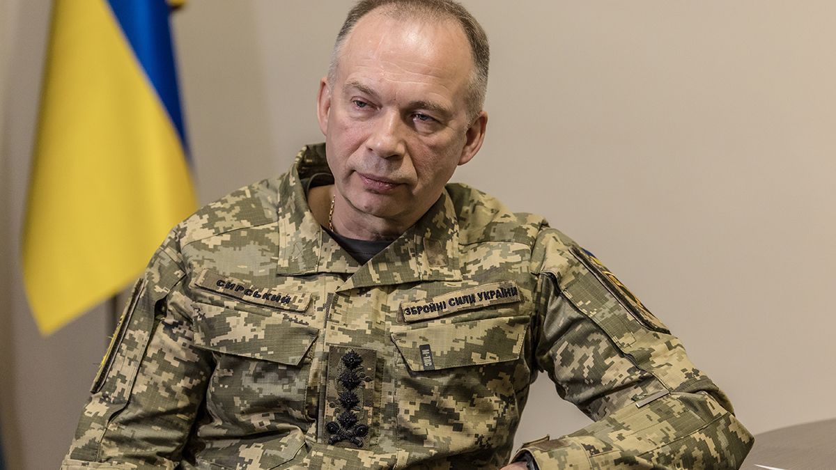 Сирський розповів про ситуацію на полі бою