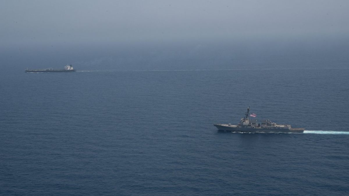 Перехваченное судно находится под американскими санкциями