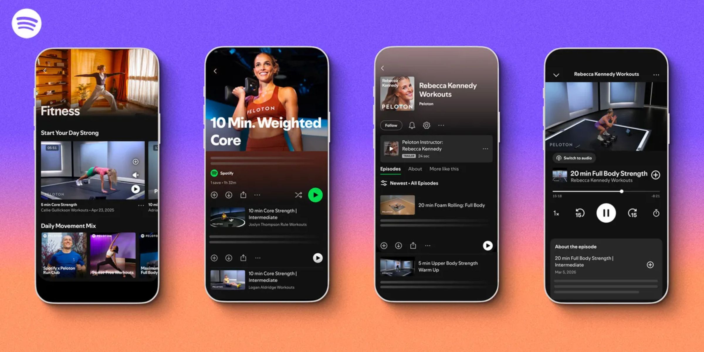В Spotify появились фитнес-тренировки с видео и плейлистами