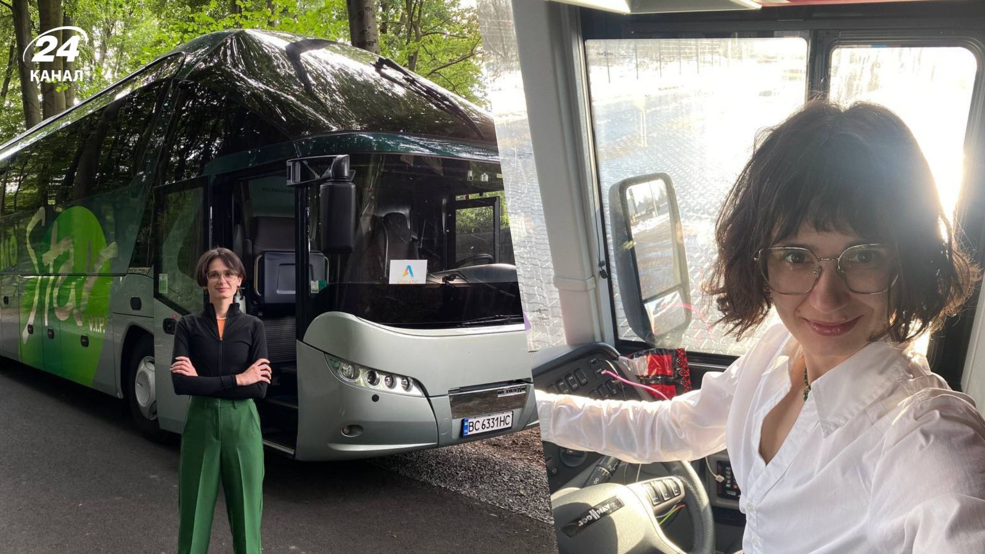 Україна стала водійкою автобуса - історія Анастасія Бабенко, як жінка обрала незвичну професію