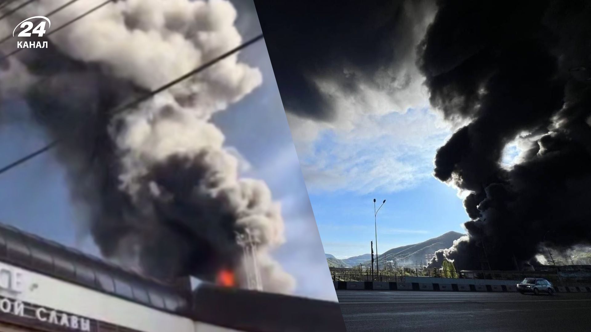 Масштабна пожежа в Туапсе