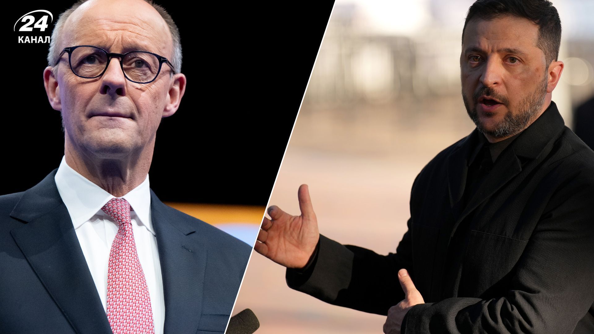 Зеленський відреагував на заяву Мерца про територіальні поступки заради миру та членства в ЄС - 24 Канал