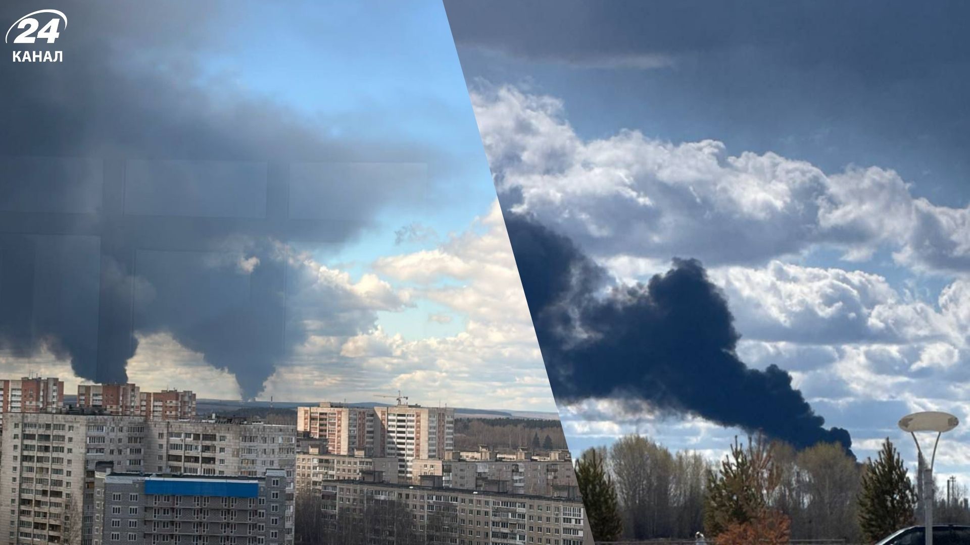 Дроны СБУ вывели из строя ключевой узел первичной переработки нефти на НПЗ вблизи Перми - 24 Канал