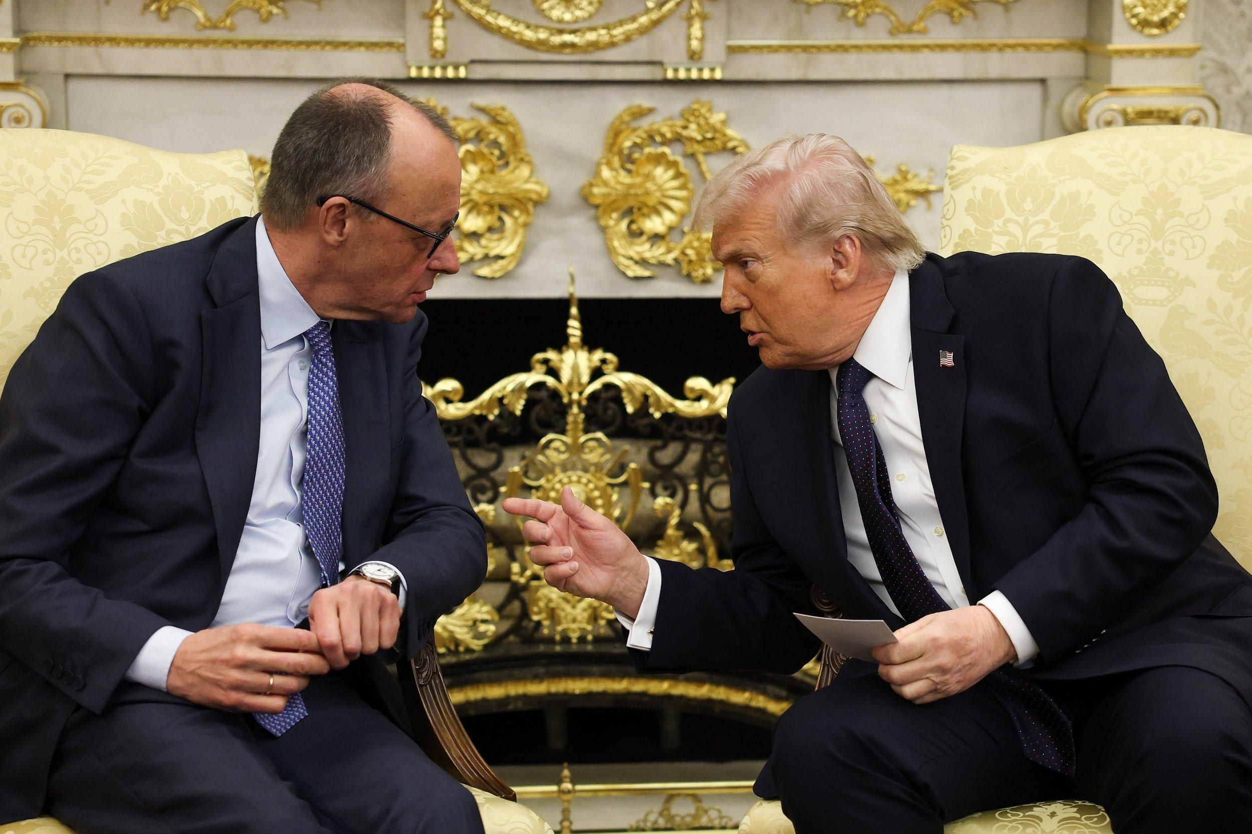 Дональд Трамп розкритикував Фрідріха Мерца Дональд Трамп розкритикував Фрідріха Мерца