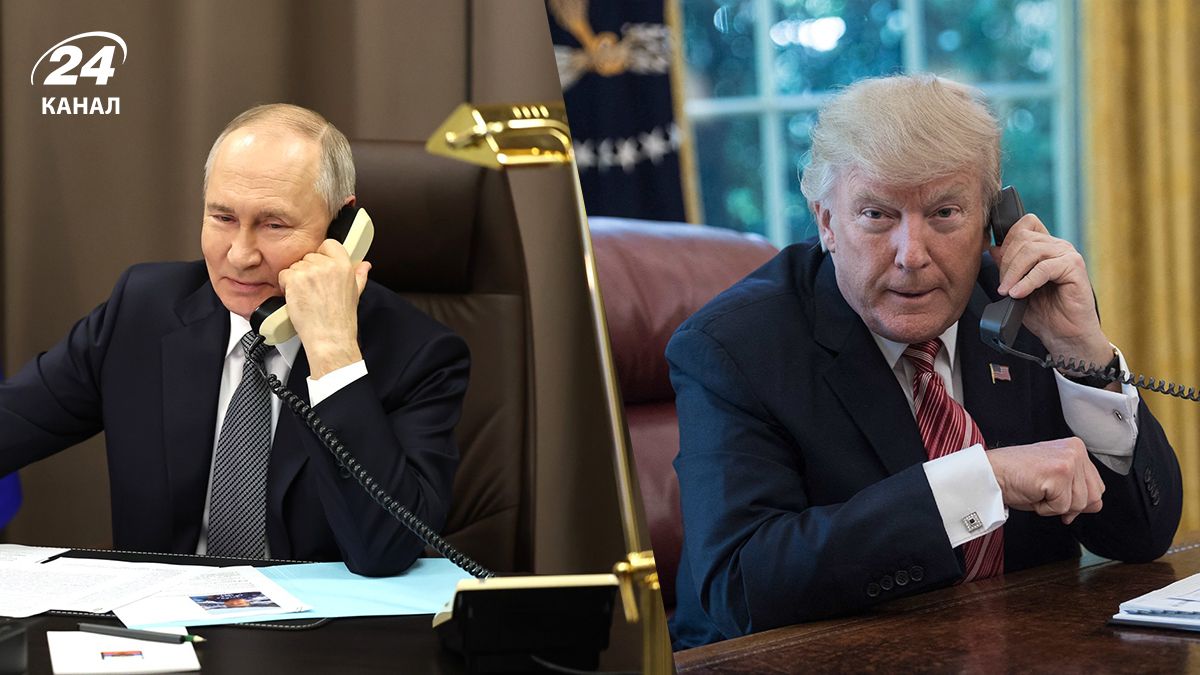 Российский диктатор Путин, президент США Трамп Российский диктатор Путин, президент США Трамп