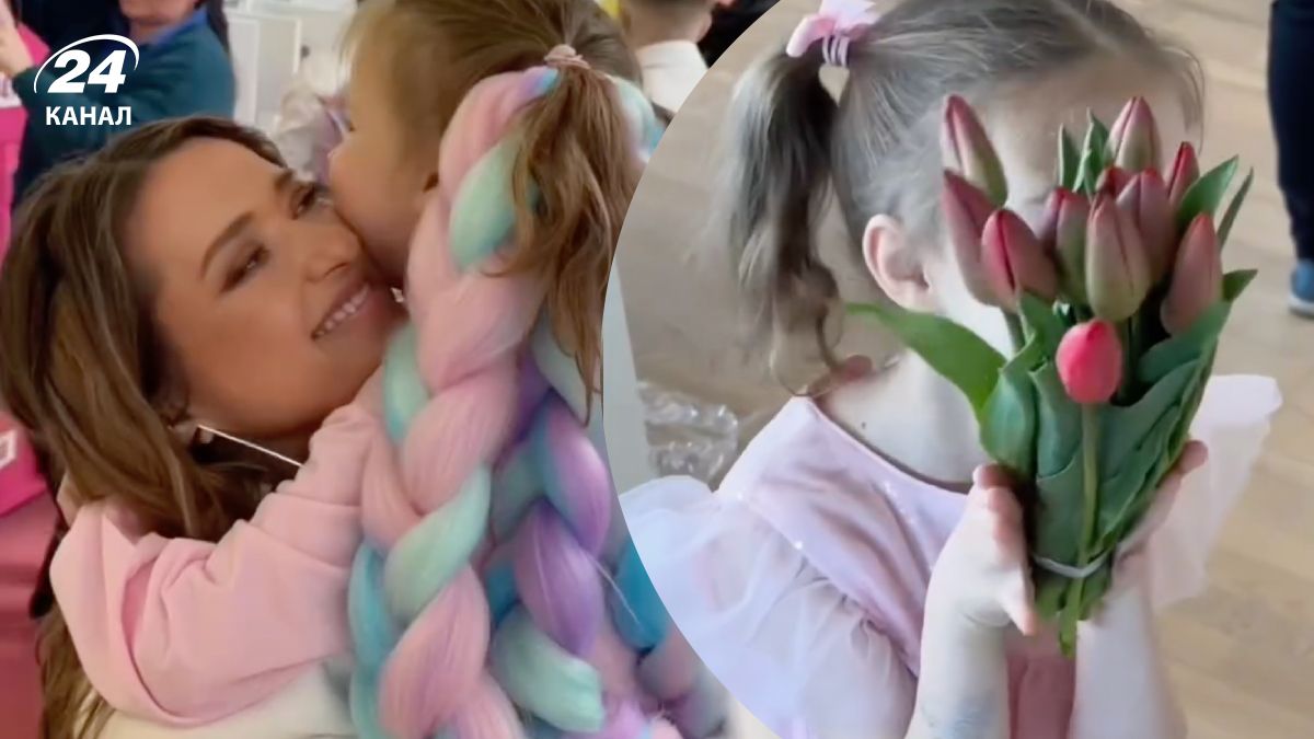 Наталія Могилевська з донькою Наталія Могилевська з донькою