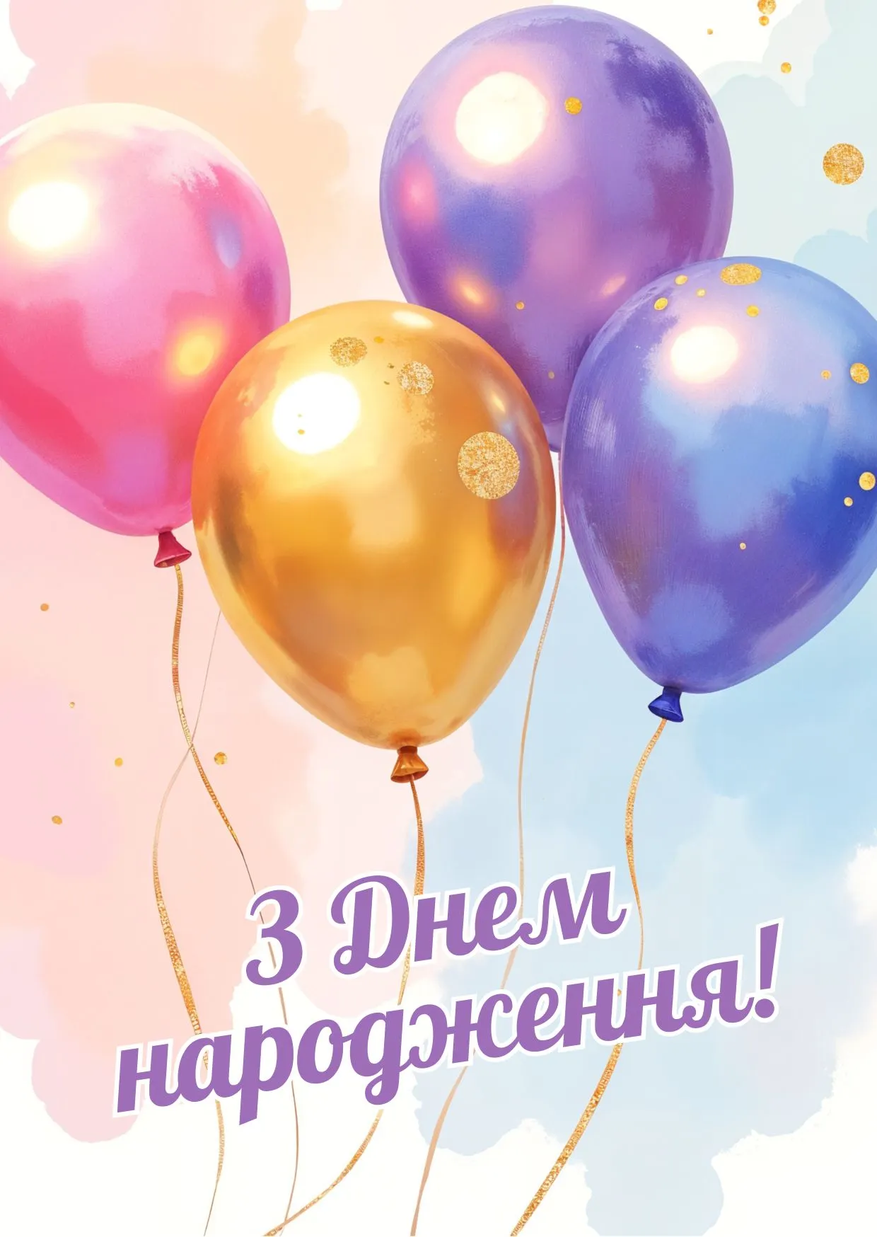 Привітання з днем народження