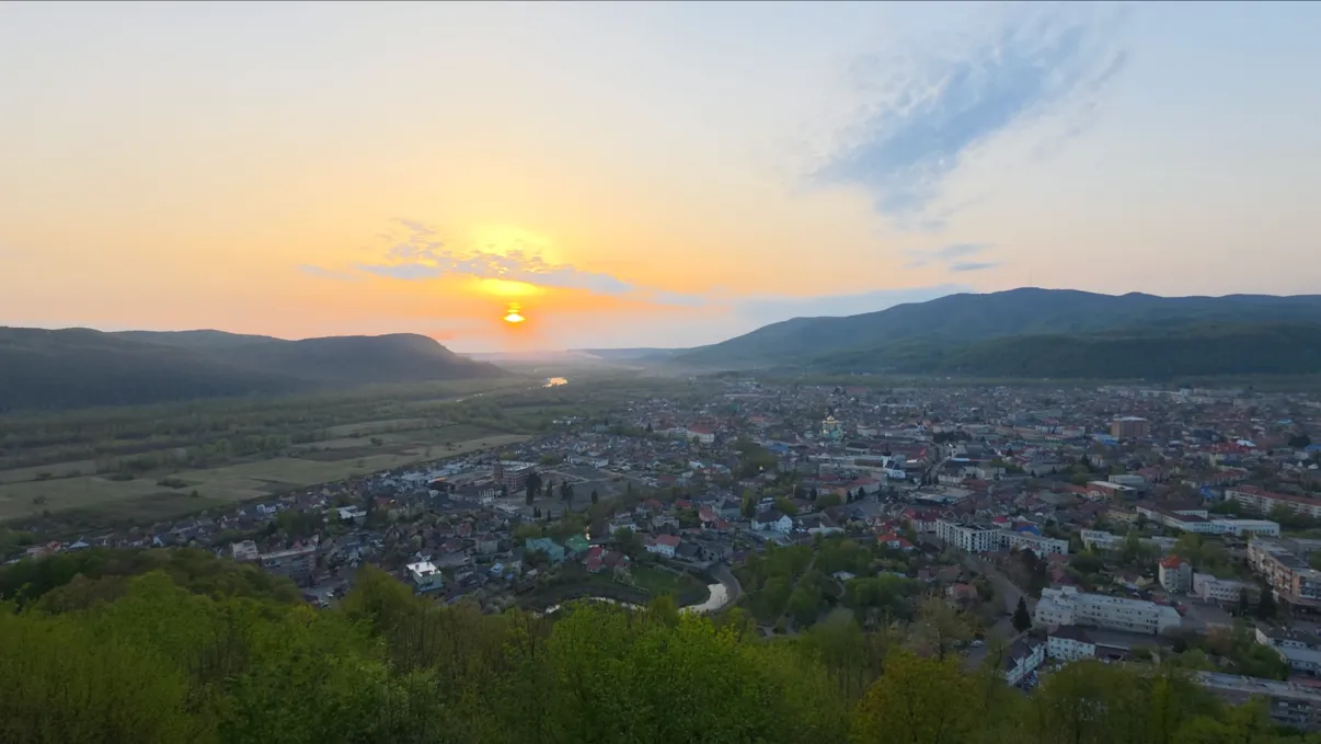 краєвид з хустського замку краєвид з хустського замку