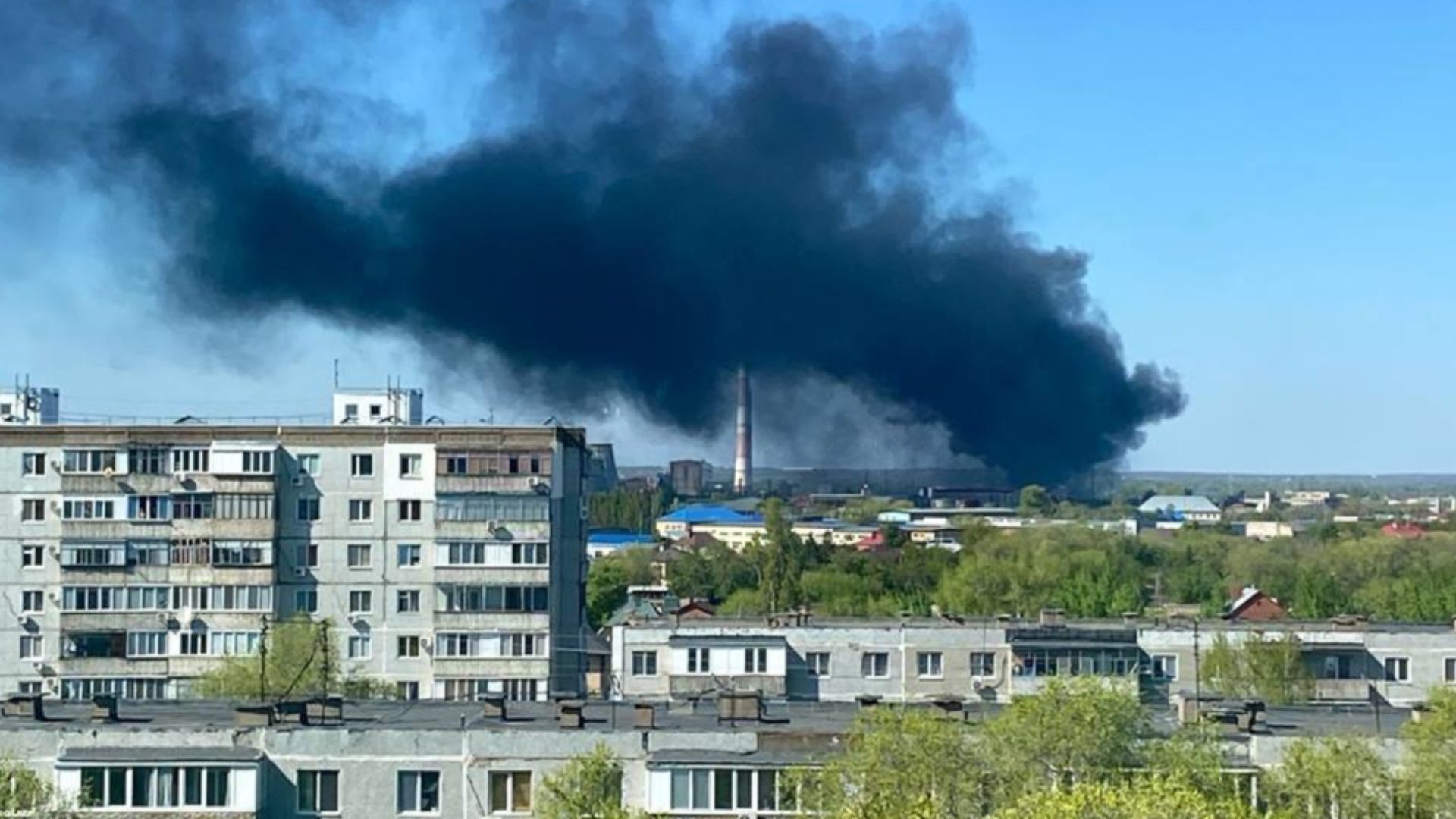 Пожежа на ТЕЦ у Оренбурзі