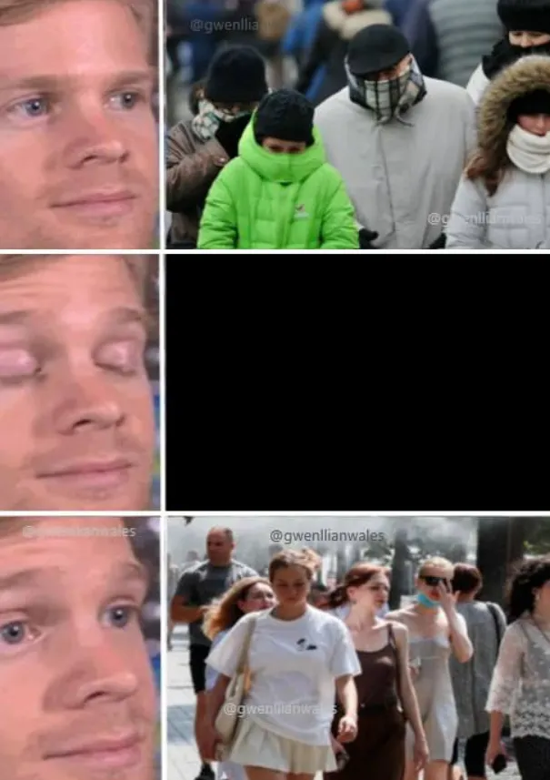 Смешной мем о погоде