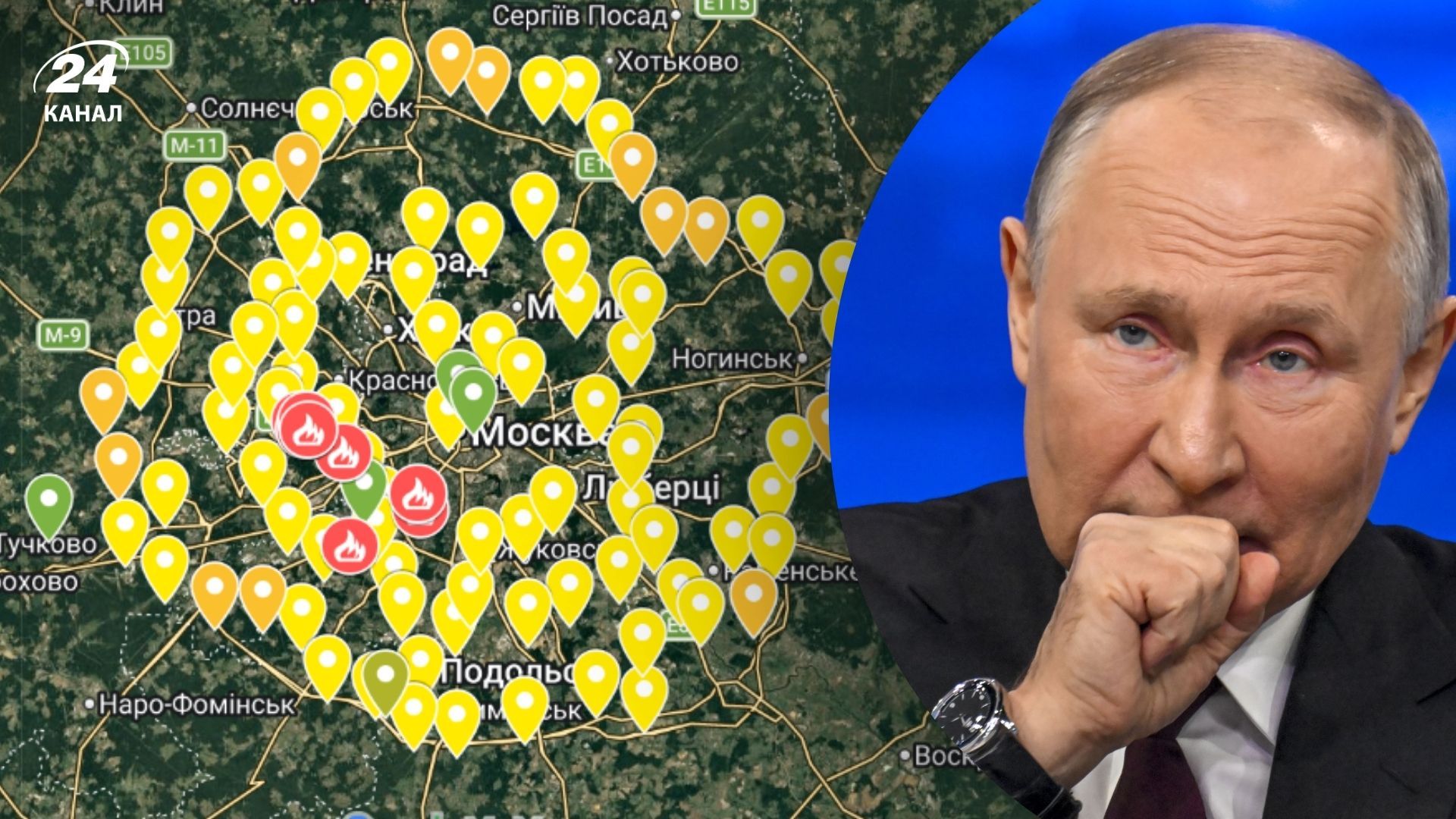 Вокруг Москвы появится новое "кольцо" ПВО, а резиденция Путина "исчезла" на карте, – медиа - 24 Канал