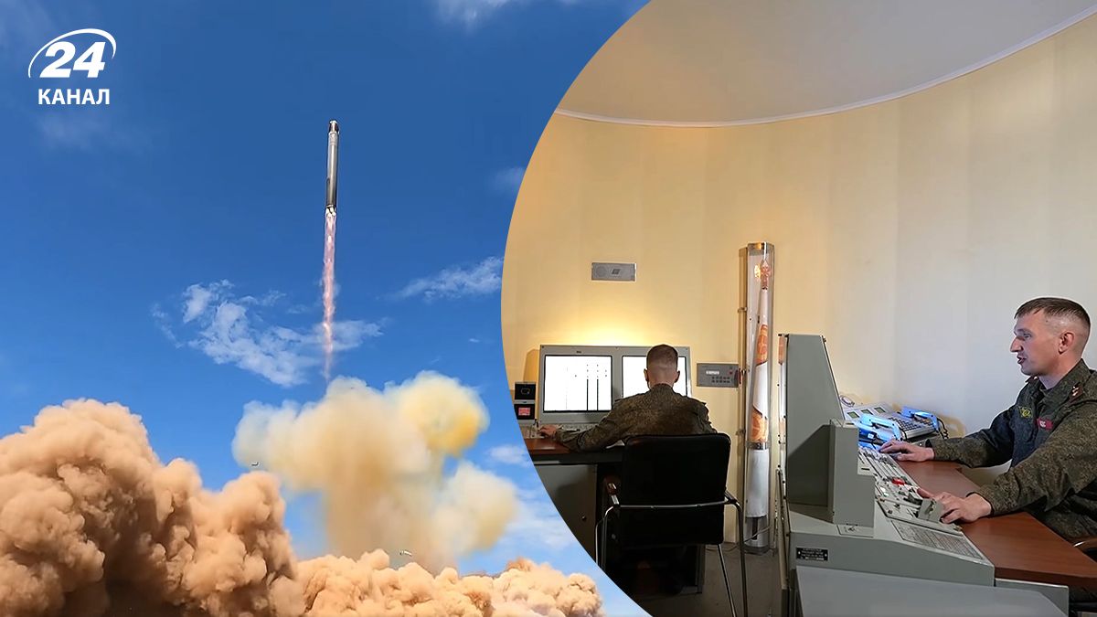 Запуск межконтинентальной российской ракеты Сармат Запуск межконтинентальной российской ракеты Сармат