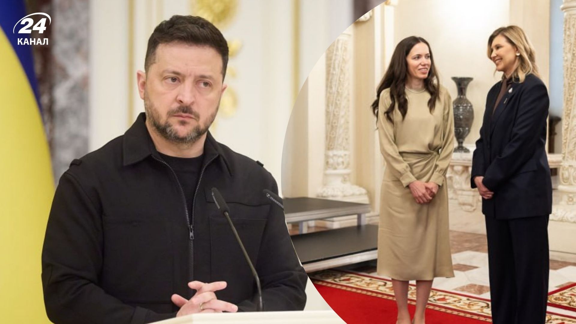 В елегантному костюмі: Олена Зеленська разом із Володимиром Зеленським прибула до Румунії - Show24 В елегантному костюмі: Олена Зеленська разом із Володимиром Зеленським прибула до Румунії - Show24