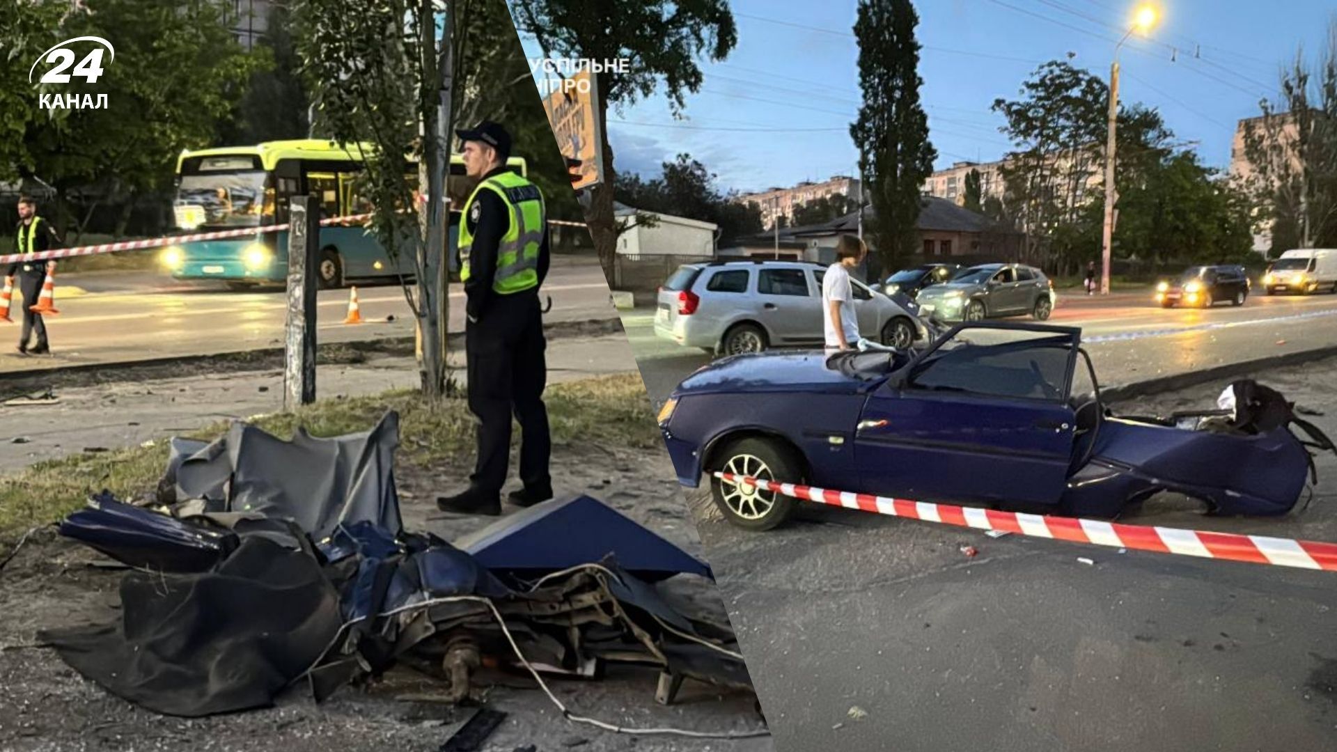 Водитель влетел в остановку с людьми в Днепре: есть жертва - Днепр Водитель влетел в остановку с людьми в Днепре: есть жертва - Днепр