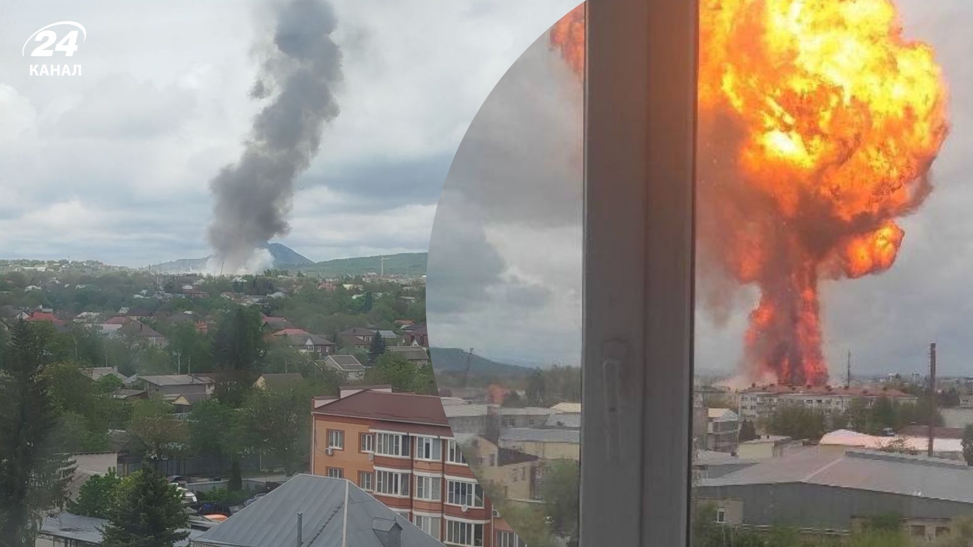 В Пятигорске вспыхнул масштабный пожар В Пятигорске вспыхнул масштабный пожар