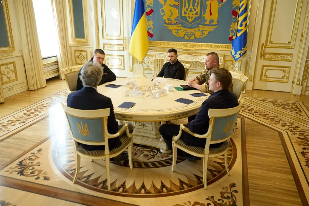 Зеленський на зустрічі з СЕО компанії Palantir