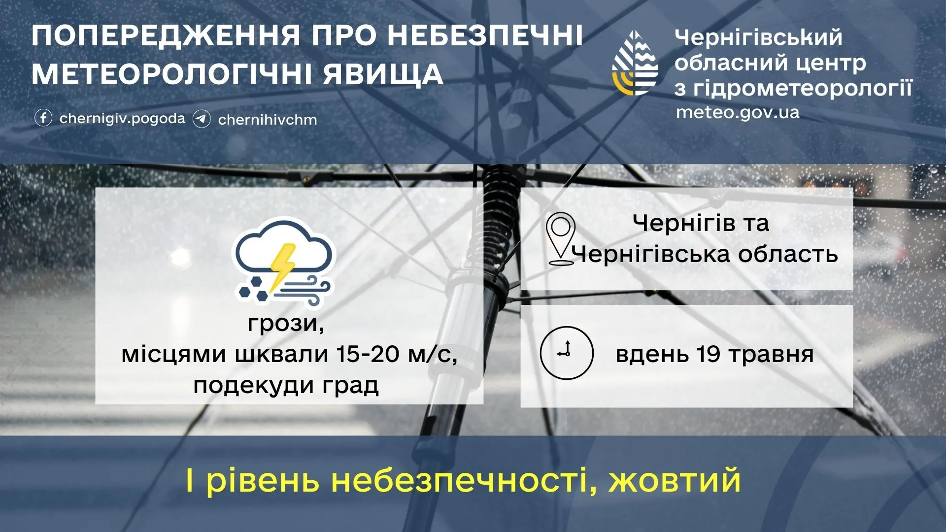 Негода у Чернігові та області
