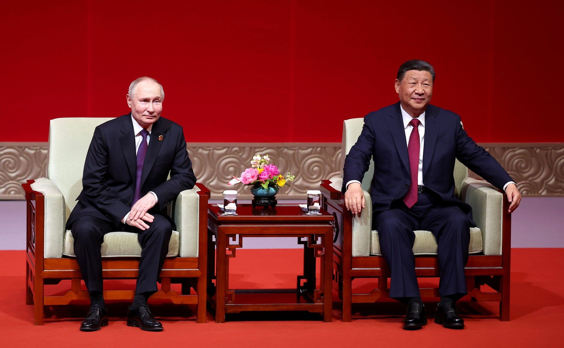 Китайський лідер Сі Цзіньпін, російський диктатор Путін, 2024 рік