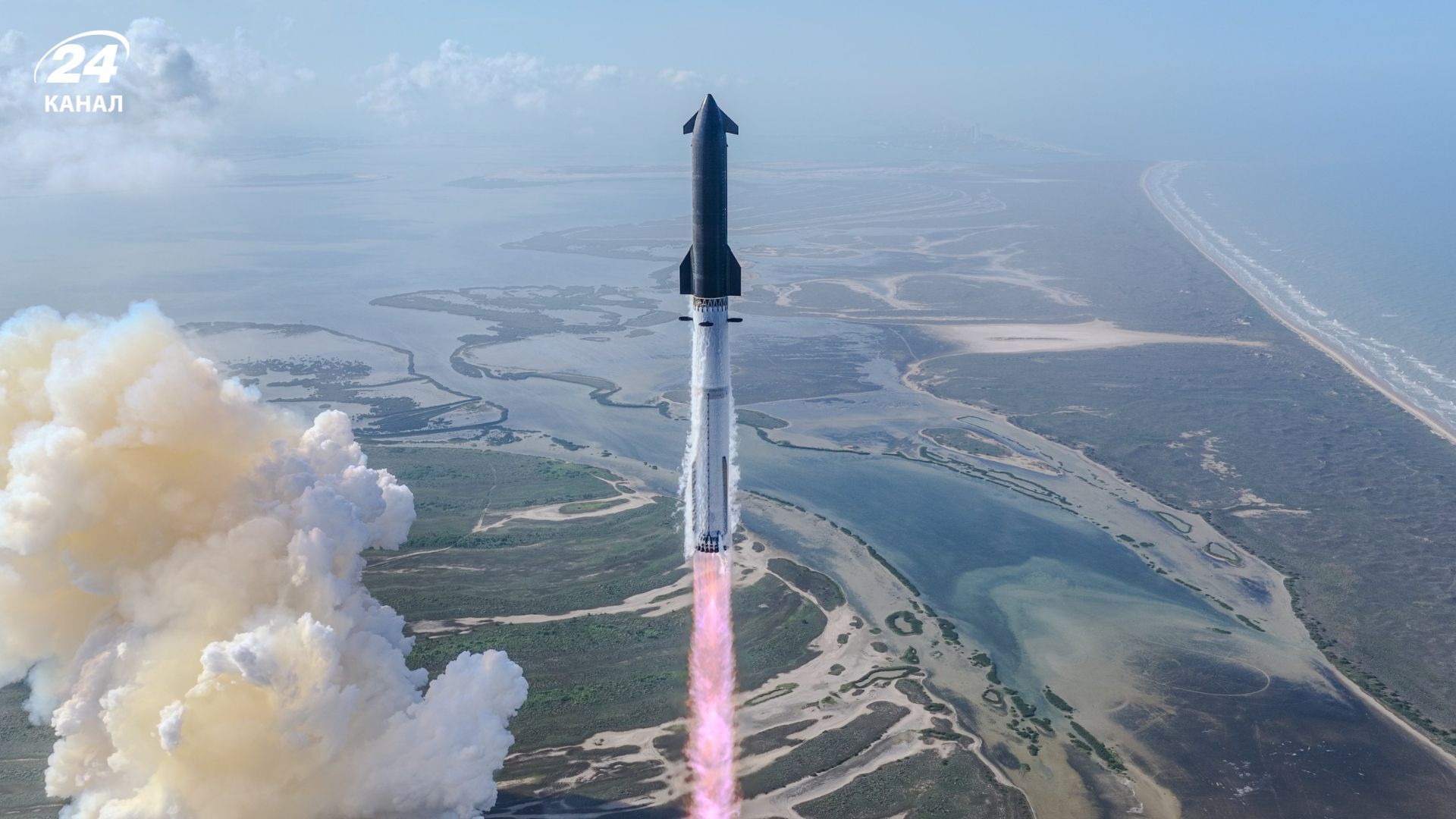 SpaceX успішно запустили найбліьшу ракету Starship SpaceX успішно запустили найбліьшу ракету Starship