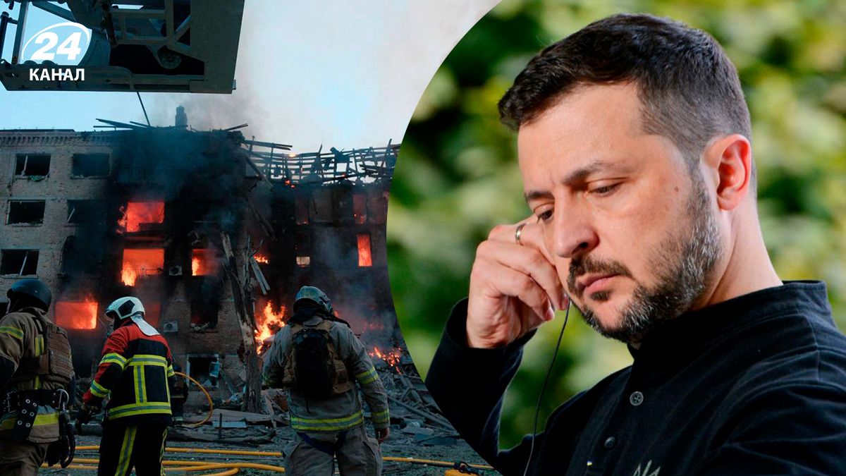 Зеленський прокоментував нічний обстріл 24 травня Зеленський прокоментував нічний обстріл 24 травня