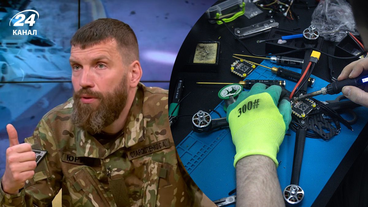 Військовий Станіслав Старостенко, процес виробництва БпЛА Військовий Станіслав Старостенко, процес виробництва БпЛА