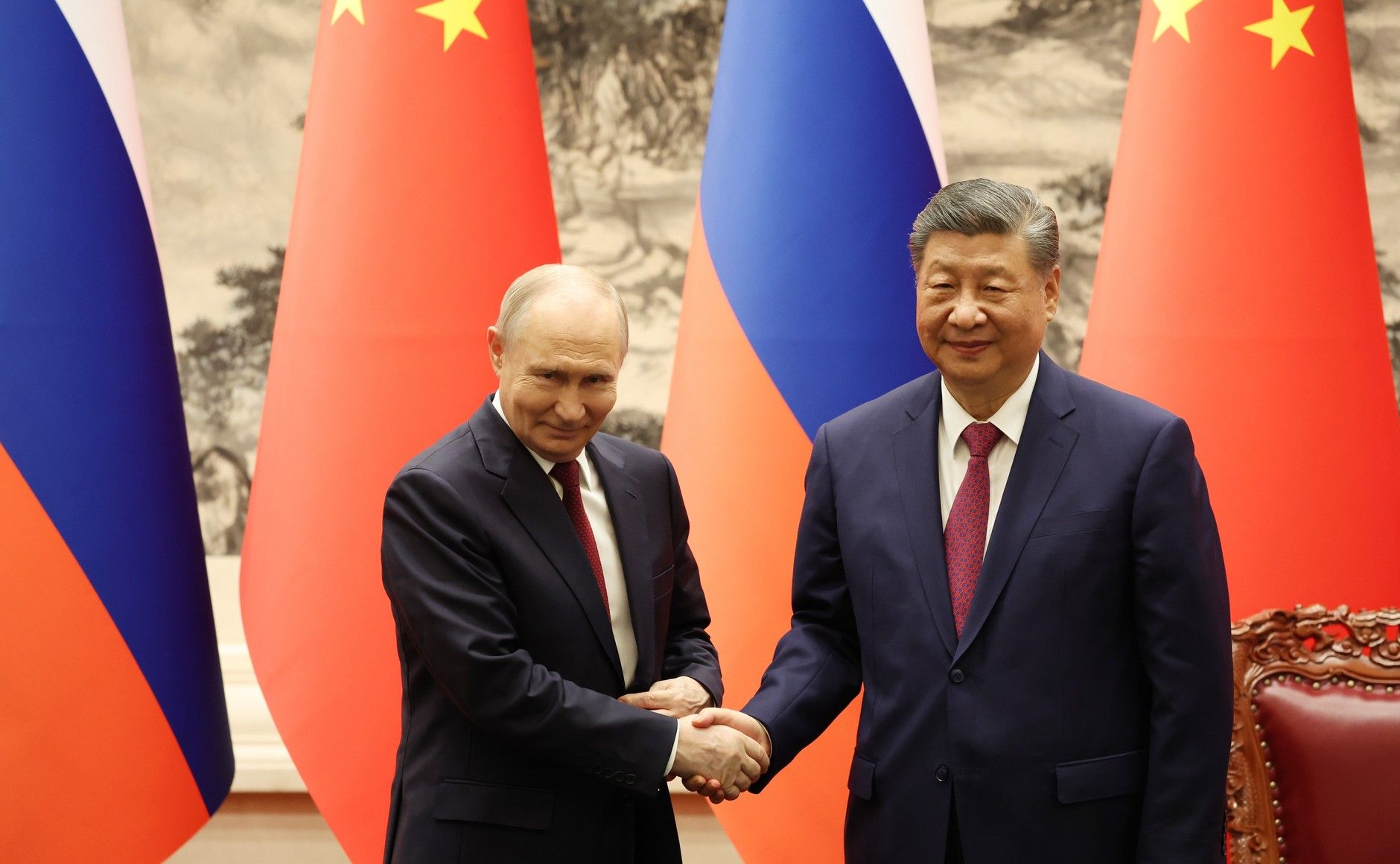 Російський диктатор Путін, китайський лідер Сі Цзіньпін Російський диктатор Путін, китайський лідер Сі Цзіньпін