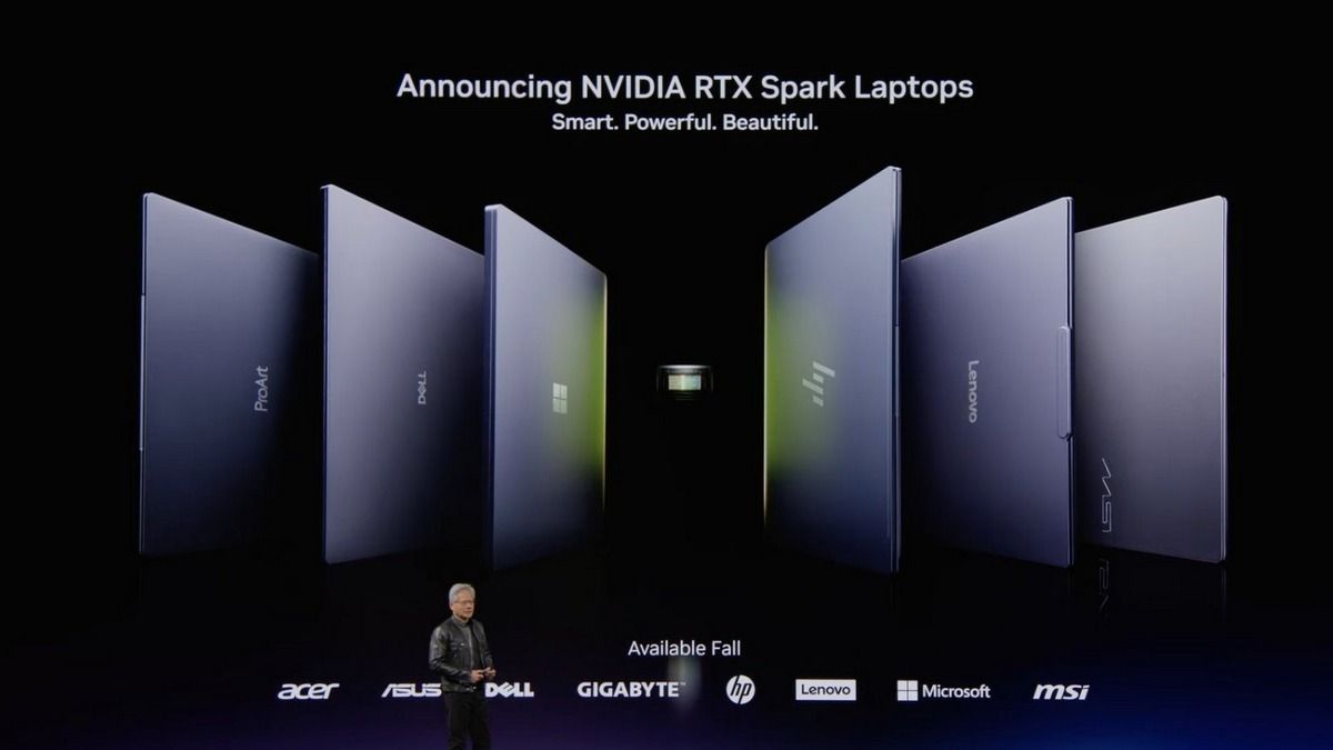 NVIDIA и партнеры запускают ноутбуки с RTX Spark NVIDIA и партнеры запускают ноутбуки с RTX Spark