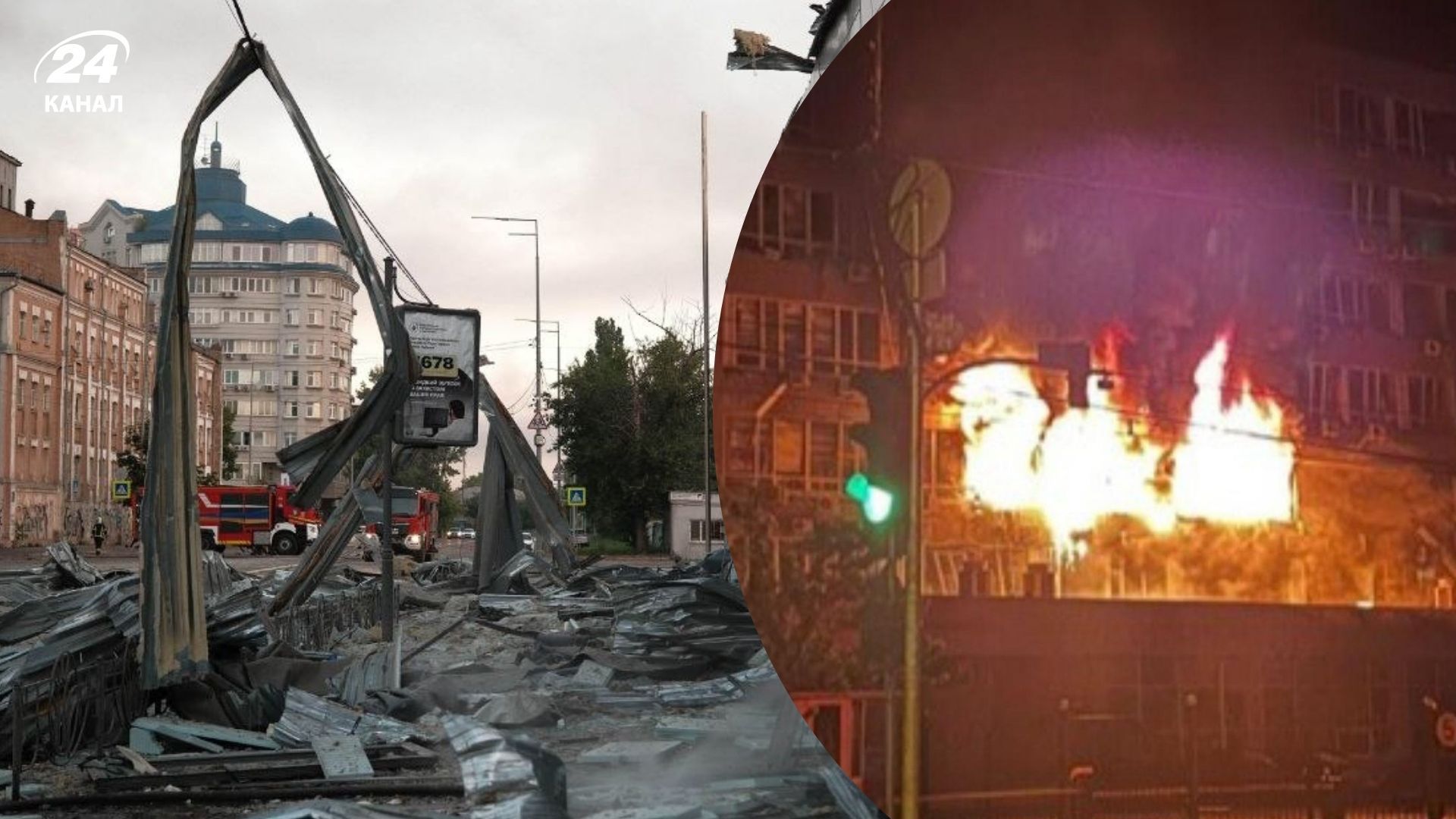 Россия нанесла по Киеву массированный удар Россия нанесла по Киеву массированный удар