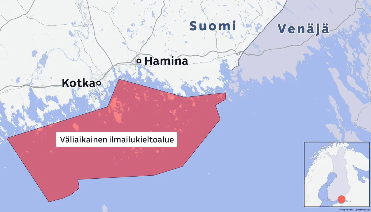 Де не могли рухатися літаки та кораблі у Фінляндії вночі 3 травня Де не могли рухатися літаки та кораблі у Фінляндії вночі 3 травня