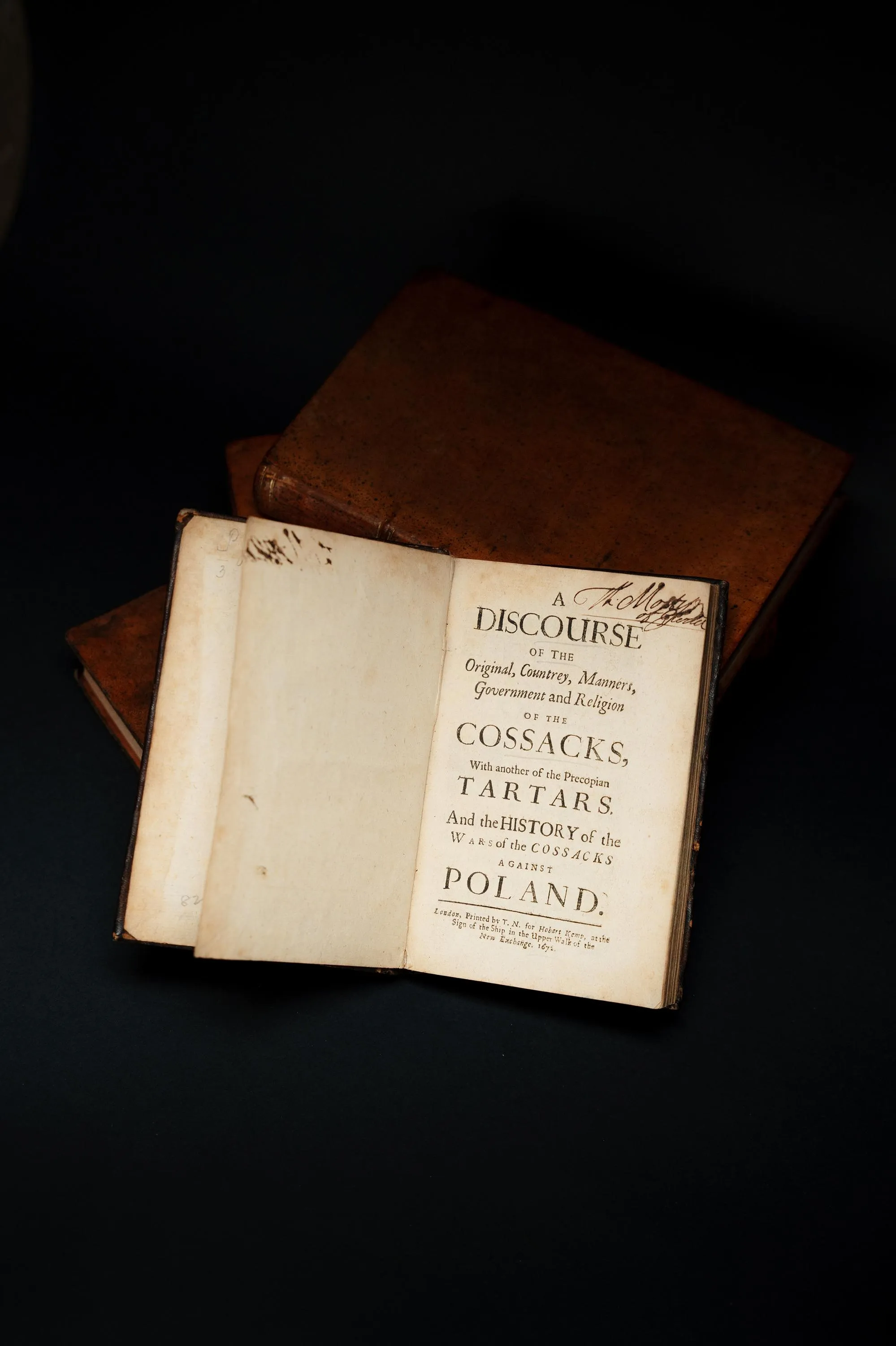П'єр Шевальє A Discourse of the Original, Countrey, Manners, Government And Religion Of The Cossacks, With Another Of The Precopian Tartars Національна бібліотека імені Вернадського