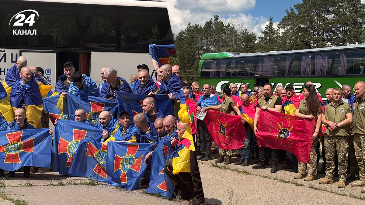 Плакали від щастя та співали гімн: емоційні фото та відео з нового обміну полоненими