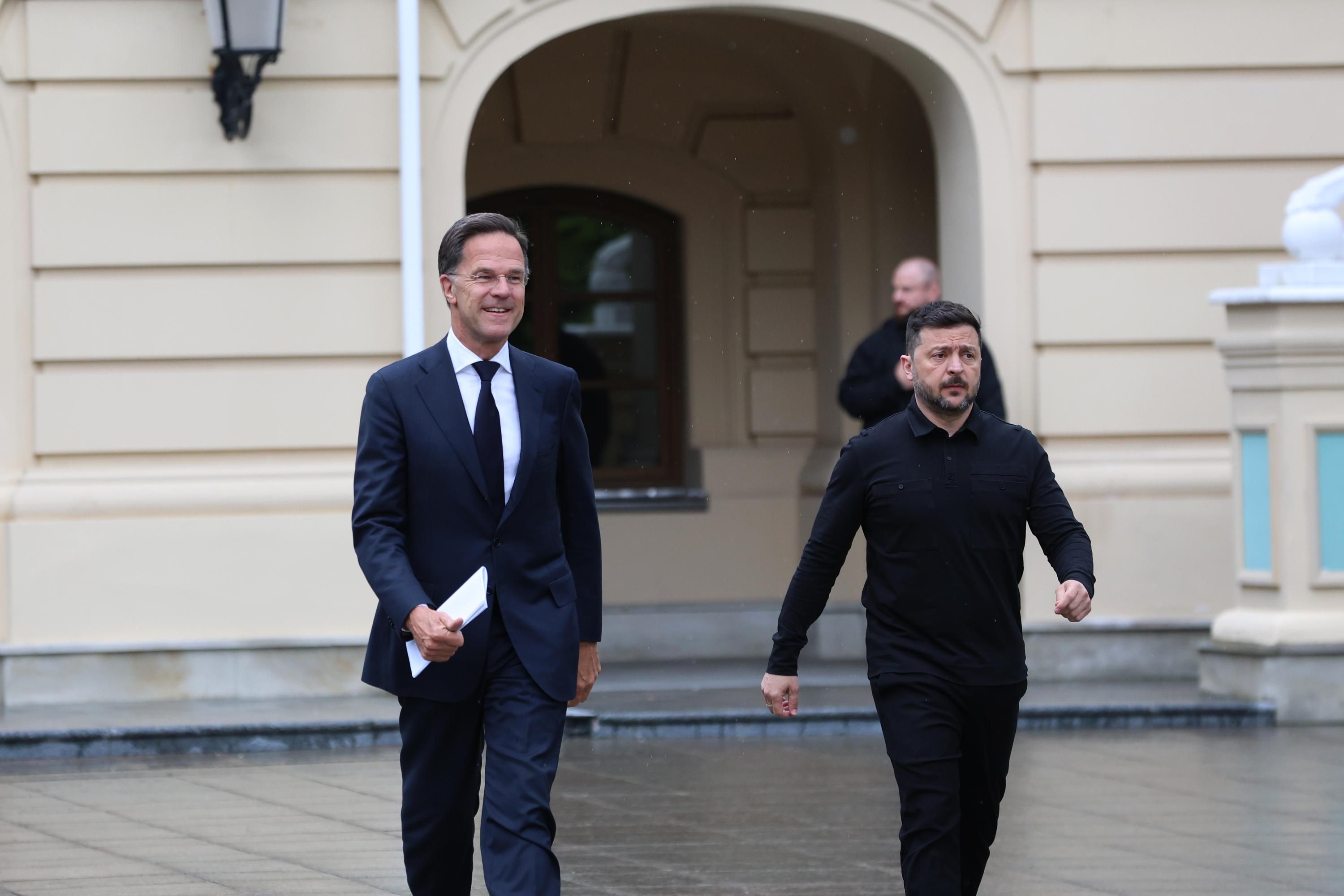 Марк Рютте и Владимир Зеленский