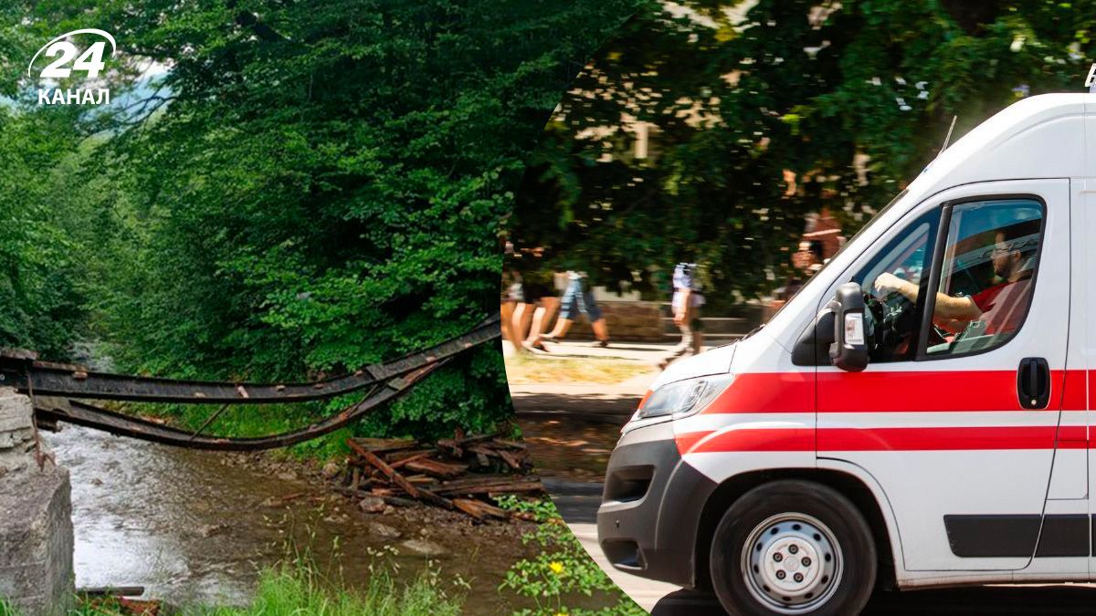 Обвал моста в Виженке на Буковине: какое состояние травмированных детей - 24 Канал Обвал моста в Виженке на Буковине: какое состояние травмированных детей - 24 Канал