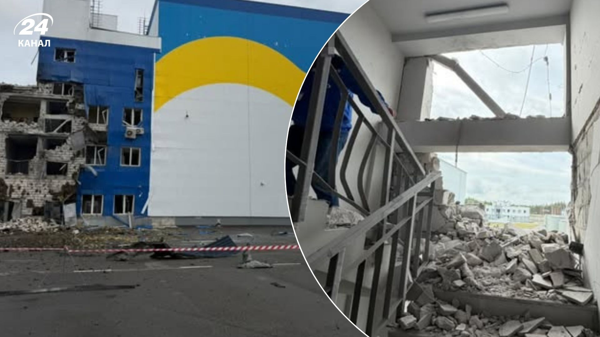 Адмінкорпус МАГАТЕ постраждав внаслідок російської атаки Адмінкорпус МАГАТЕ постраждав внаслідок російської атаки