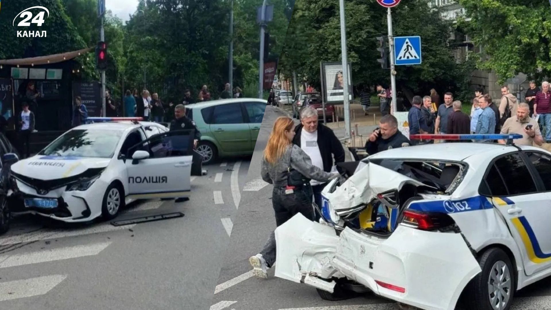 Авария в Киеве