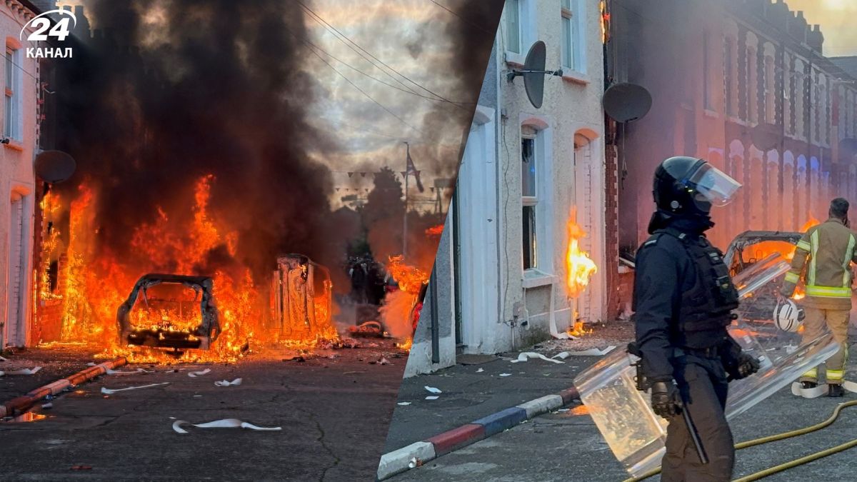 Північну Ірландію охопили масові заворушення після нападу мігранта з ножем