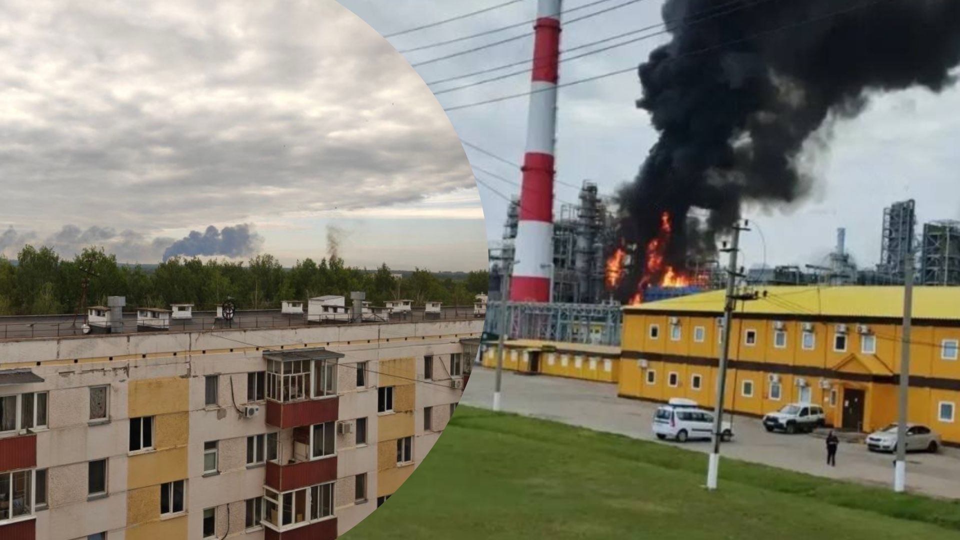 У Татарстані загорівся один із найбільших нафтохімічних заводів Росії