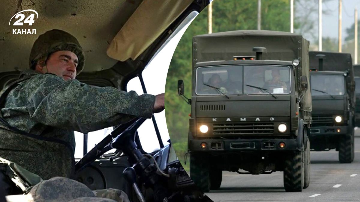 Росія шукає способи убезпечити військовий транспорт від дронів Росія шукає способи убезпечити військовий транспорт від дронів