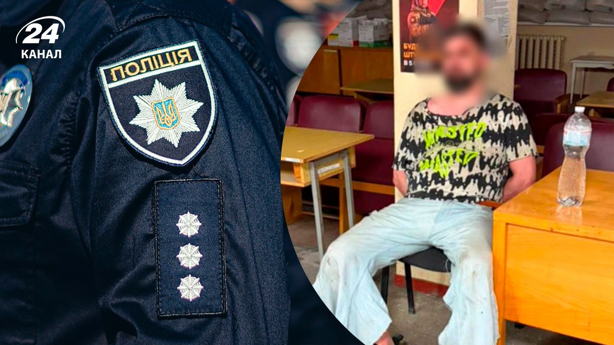 Полицейские задержали нарушителя на месте